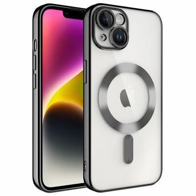 Apple iPhone 14 Kılıf Kamera Korumalı Magsafe Wireless Şarj Özellikli Patinda Demre Kapak