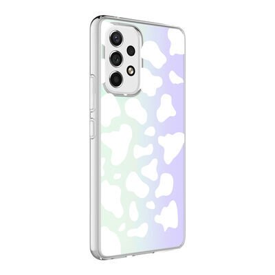 Galaxy A13 4G Kılıf Patinda M-Blue Desenli Kapak