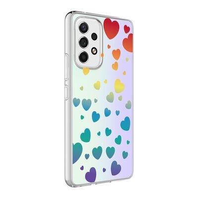 Galaxy A13 4G Kılıf Patinda M-Blue Desenli Kapak