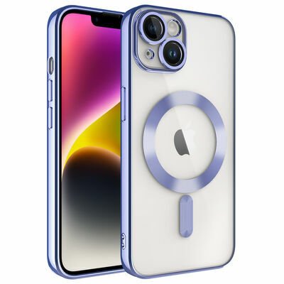 Apple iPhone 14 Kılıf Kamera Korumalı Magsafe Wireless Şarj Özellikli Patinda Demre Kapak