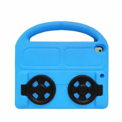 Apple iPad Pro 10.5 (7.Nesil) Patinda Wheel Car Tekerlek Standlı Tablet Eva Silikon Kılıf