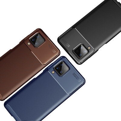 Galaxy A12 Kılıf Patinda Negro Silikon Kapak
