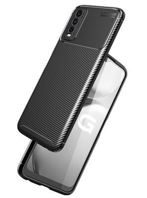 Vivo Y20 Kılıf Patinda Negro Silikon Kapak