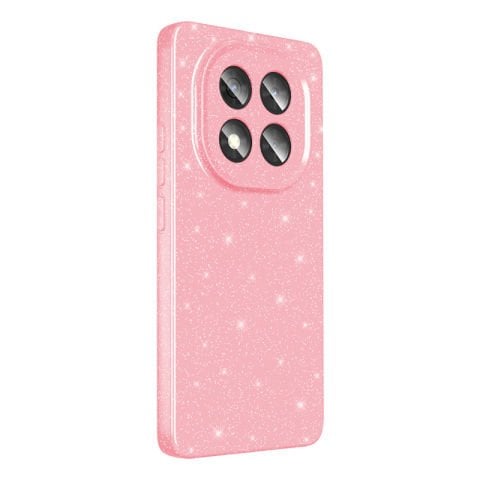 Xiaomi Redmi Note 14 Pro 5G Kılıf Kamera Korumalı Simli Lüks Patinda Koton Kapaka
