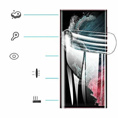 Galaxy S23 Ultra Patinda Süper Pet Ekran Koruyucu Jelatin