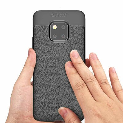 Huawei Mate 20 Pro Kılıf Patinda Niss Silikon Kapak