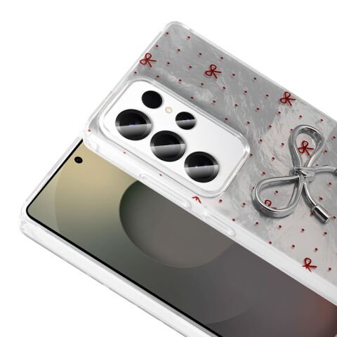Galaxy S24 Ultra Kılıf Kamera Korumalı Figürlü Patinda Ponti Silikon Kapak