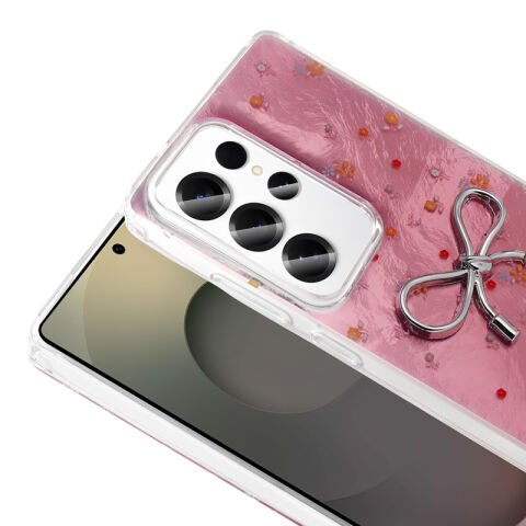 Galaxy S24 Ultra Kılıf Kamera Korumalı Figürlü Patinda Ponti Silikon Kapak