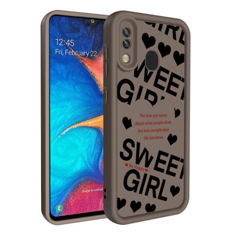 Galaxy A30 Kılıf Kamera Korumalı Baskılı Arka Yüzey Patinda Klas Kapak