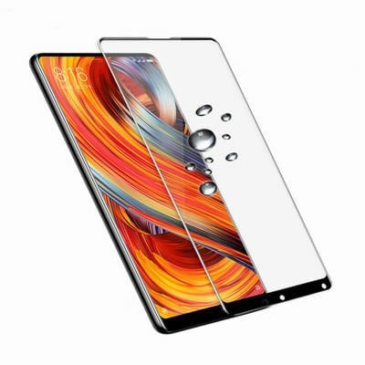 Xiaomi Mi Mix 2S Patinda Kenarları Kırılmaya Dayanıklı Cam Ekran Koruyucu