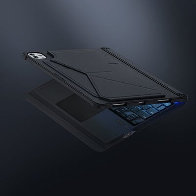 Apple iPad 10.2 2021 (9.Nesil) Benks Multifunctional Kablosuz Klavyeli Kılıf