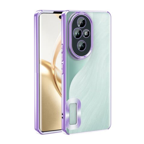 Honor 200 Pro Kılıf Kamera Korumalı Logo Gösteren Patinda Omega Kapak
