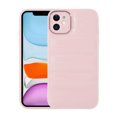 Apple iPhone 11 Kılıf Kamera Korumalı Parlak Airbag'li Patinda Galya Kapak