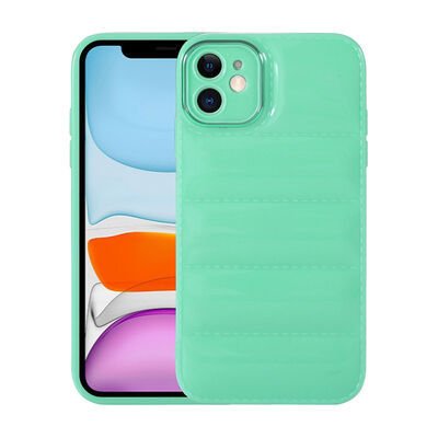 Apple iPhone 11 Kılıf Kamera Korumalı Parlak Airbag'li Patinda Galya Kapak