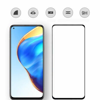 Xiaomi Mi 10T Pro 5G Patinda Kenarları Kırılmaya Dayanıklı Cam Ekran Koruyucu