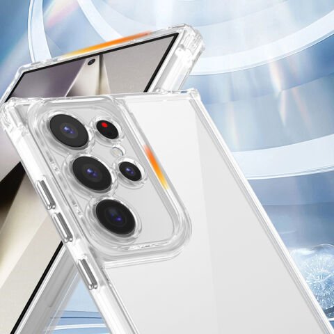 Galaxy S24 Ultra Kılıf Airbagli Takılabilir Askı Aparatlı Patinda Snap Silikon Kapak