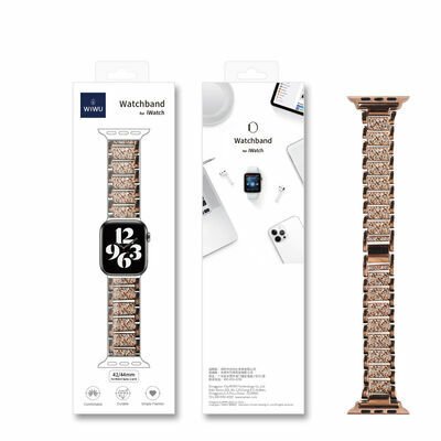 Apple Watch 38mm Wiwu Three Beads Set Auger Metal Kordon
