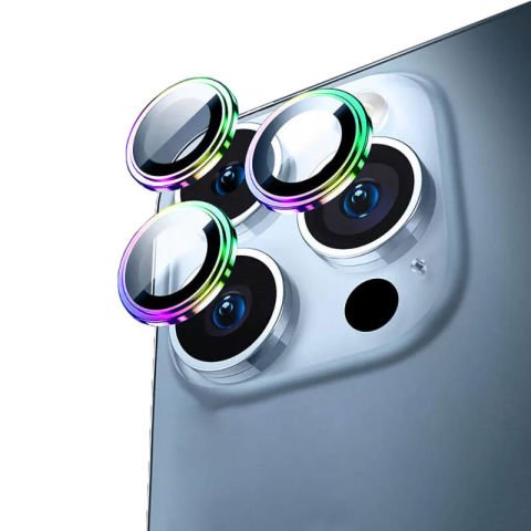 Apple iPhone 15 Pro ???Wiwu Lens Guard Metal Kamera Lens Koruyucu