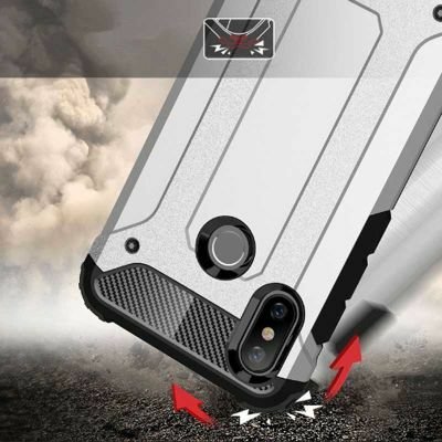 Xiaomi Mi 8 Kılıf Patinda Crash Silikon Kapak