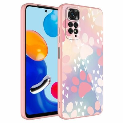 Xiaomi Redmi Note 11 Global Kılıf Kamera Korumalı Desenli Sert Silikon Patinda Epoksi Kapak