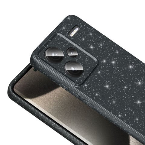Xiaomi Redmi Note 13 Pro Plus 5G Kılıf Kamera Korumalı Simli Lüks Patinda Koton Kapak
