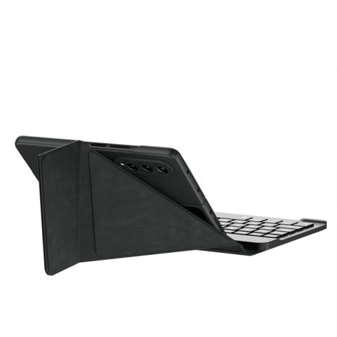 Galaxy Z Fold 4 Kılıf Standlı Bluetooth Klavyeli Patinda Kıpta Keyboard Set Kılıf