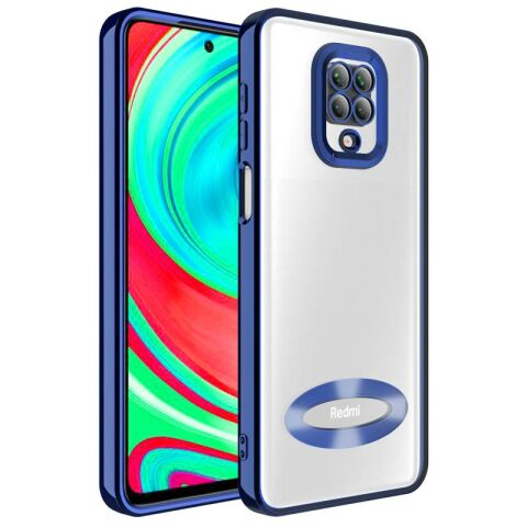 Xiaomi Redmi Note 9 Pro Kılıf Kamera Korumalı Logo Gösteren Patinda Omega Kapak