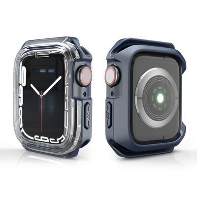 Apple Watch 42mm Patinda Watch Gard 08 Sert PC + Silikon Koruyucu