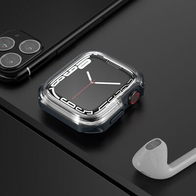 Apple Watch 42mm Patinda Watch Gard 08 Sert PC + Silikon Koruyucu