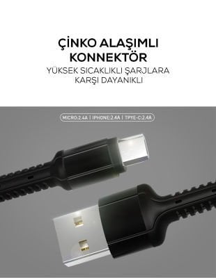 Patinda LS63 Micro Usb Kablo
