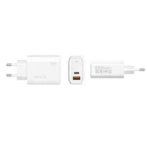 Patinda Always-02 GaN Tech Type-C PD4.0 USB-A QC3.0 Hızlı Şarj Özellikli Seyahat Şarj Başlığı 45W