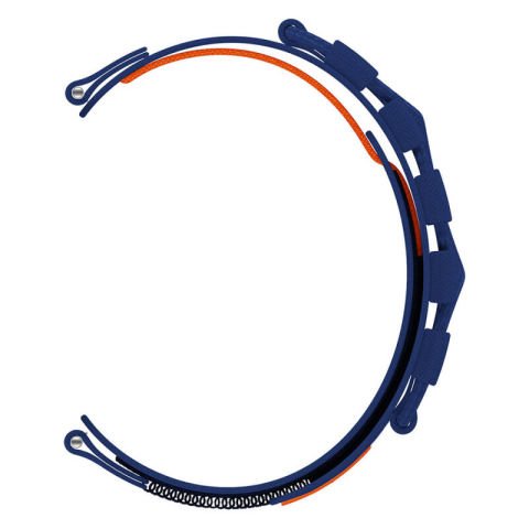 Huawei Watch GT 3 42mm Patinda KRD-112 20mm Orbital Örgülü Halat Tasarımlı Naylon Kumaş Hasır Kordon