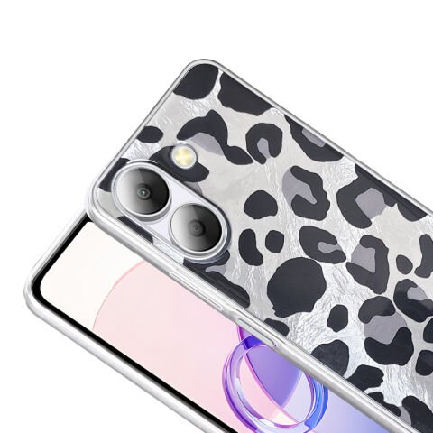 Xiaomi Poco C65 Kılıf Desenli Patinda Mep Kapak