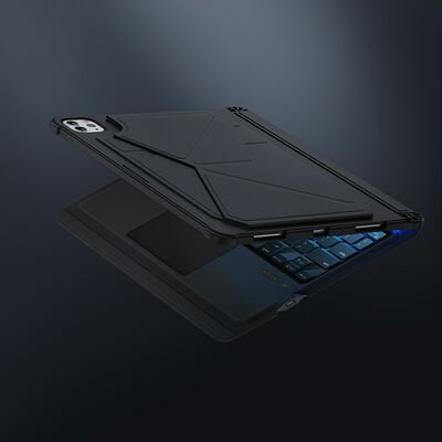 Apple iPad 10.2 (8.Nesil) Benks Multifunctional Kablosuz Klavyeli Kılıf