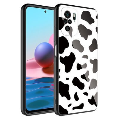 Xiaomi Redmi Note 10S Kılıf Kamera Korumalı Desenli Sert Silikon Patinda Epoksi Kapak
