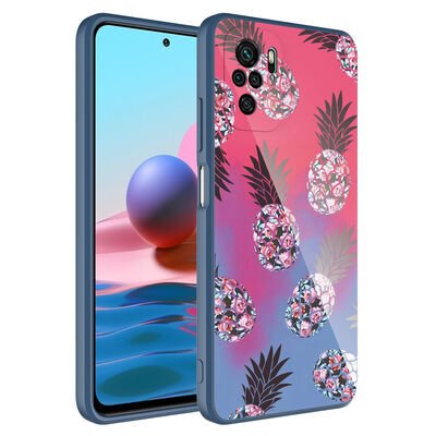 Xiaomi Redmi Note 10S Kılıf Kamera Korumalı Desenli Sert Silikon Patinda Epoksi Kapak