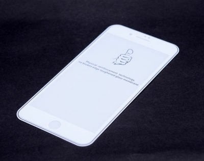 Apple iPhone 6 Plus Patinda Kenarları Kırılmaya Dayanıklı Cam Ekran Koruyucu