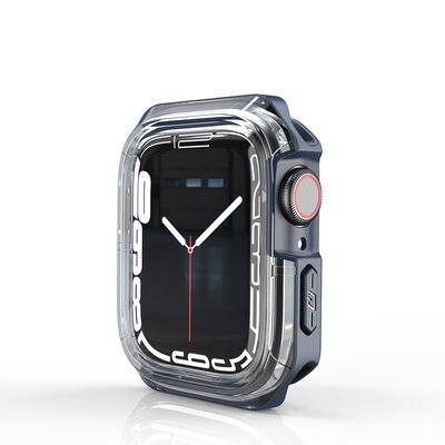 Apple Watch 44mm Patinda Watch Gard 08 Sert PC + Silikon Koruyucu