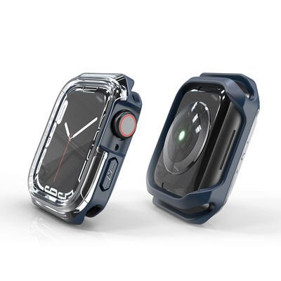 Apple Watch 44mm Patinda Watch Gard 08 Sert PC + Silikon Koruyucu