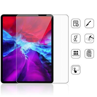 Apple iPad Pro 12.9 2021 (5.Nesil) Patinda Temperli Cam Ekran Koruyucu Şeffaf