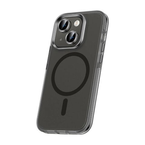 Apple iPhone 15 Plus Kılıf Airbagli Magsafe Wireless Şarj Özellikli Lens Koruyuculu Patinda Klaptika Kapak