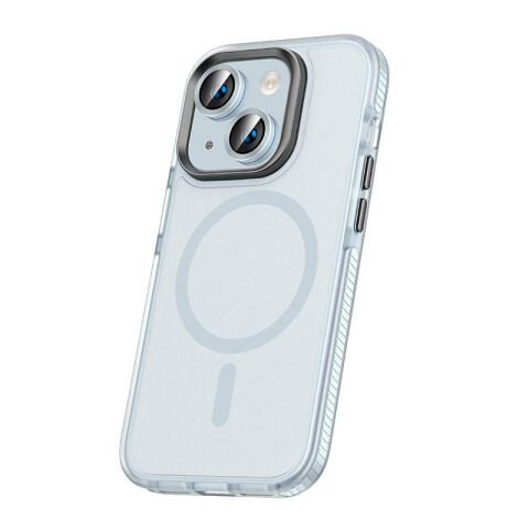 Apple iPhone 15 Plus Kılıf Airbagli Magsafe Wireless Şarj Özellikli Lens Koruyuculu Patinda Klaptika Kapak
