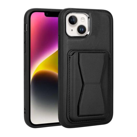 Apple iPhone 14 Plus Kılıf Kartlıklı Standlı ?Pu Deri Patinda Memo Kapak