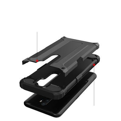 Oppo A9 2020 Kılıf Patinda Crash Silikon Kapak