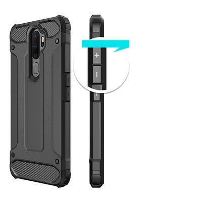 Oppo A9 2020 Kılıf Patinda Crash Silikon Kapak