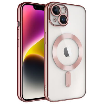Apple iPhone 13 Kılıf Kamera Korumalı Magsafe Wireless Şarj Özellikli Patinda Demre Kapak
