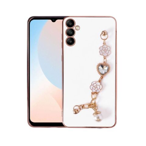 Galaxy A24 Kılıf El Tutamaçlı Kamera Korumalı Patinda Taka Silikon Kapak