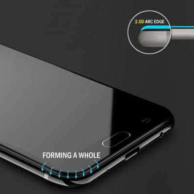 Galaxy J6 Plus Patinda Kenarları Kırılmaya Dayanıklı Cam Ekran Koruyucu