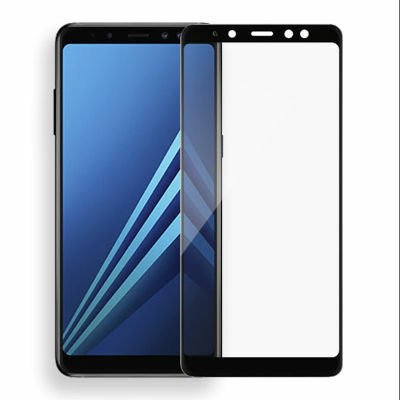 Galaxy J6 Plus Patinda Kenarları Kırılmaya Dayanıklı Cam Ekran Koruyucu