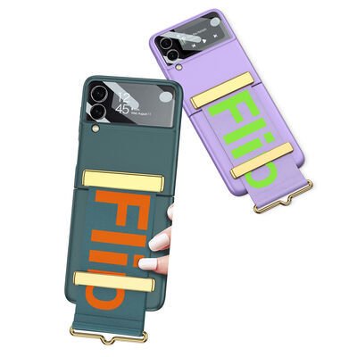Galaxy Z Flip 3 Kılıf Patinda Flio Kıpta Kapak